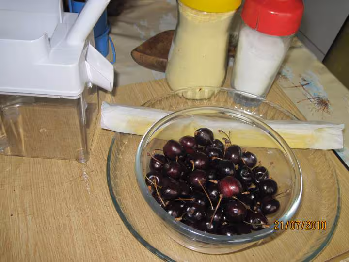 Tarte aux cerises noires