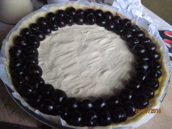 Tarte aux cerises noires