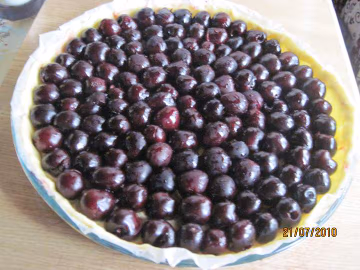 Tarte aux cerises noires