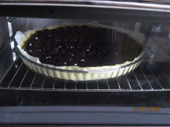 Tarte aux cerises noires