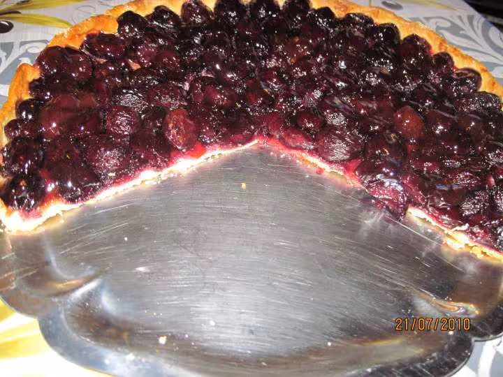 Tarte aux cerises noires