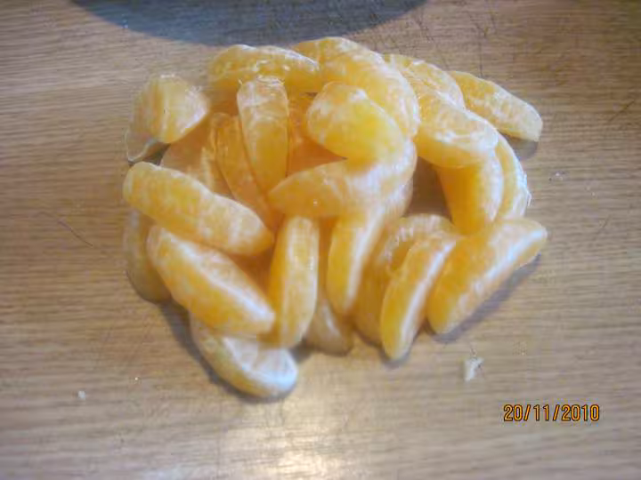 Tarte aux clementines creme fraiche vanille