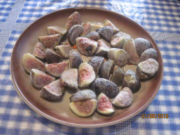 Tarte aux figues surgelees nature
