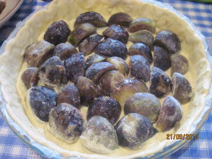 Tarte aux figues surgelees nature