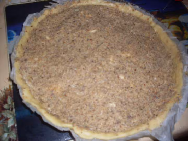 Tarte aux fraises a la poudre de noisettes