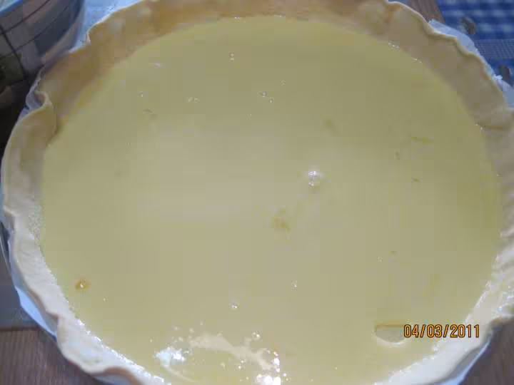 Tarte aux fraises au lait concentre