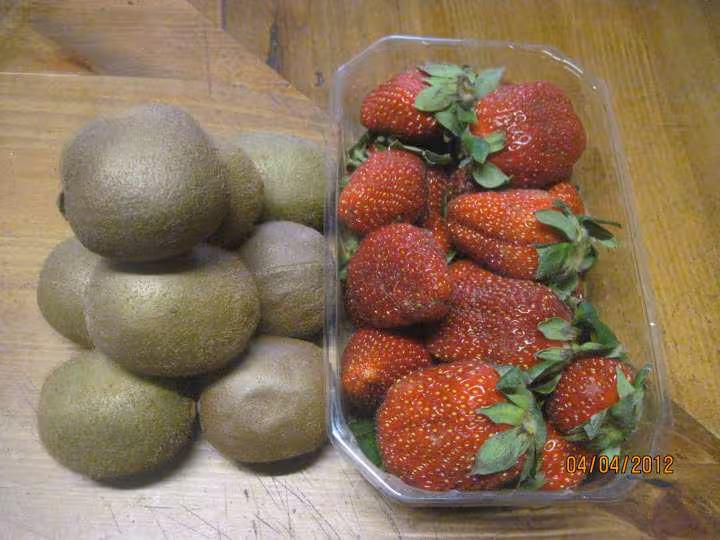 Tarte aux fraises et kiwis creme patissiere