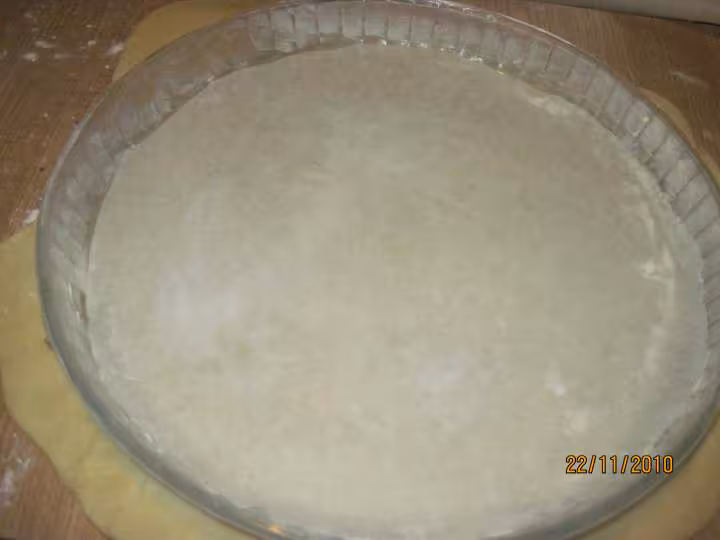 Tarte aux fruits aux amandes effilees