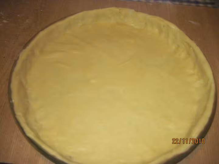 Tarte aux fruits aux amandes effilees