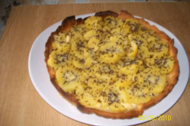 Tarte aux kiwis jaune