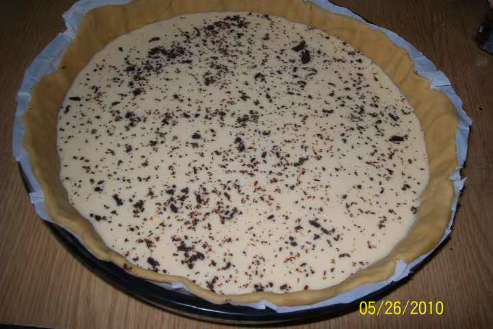 Tarte aux kiwis jaune