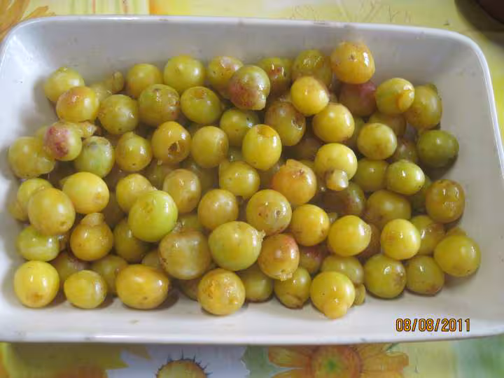 Tarte aux mirabelles