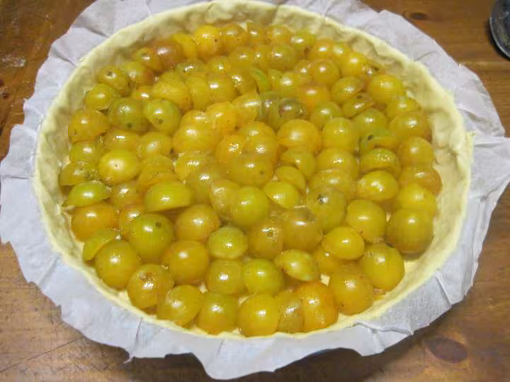 Tarte aux mirabelles nature