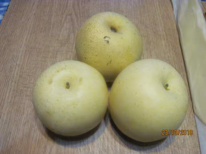 Tarte aux nashi de chine