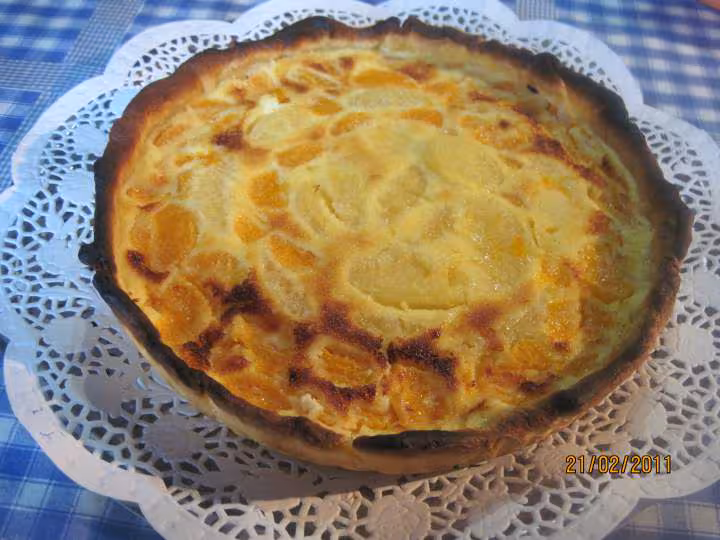 Tarte aux pamplemousses et clementines