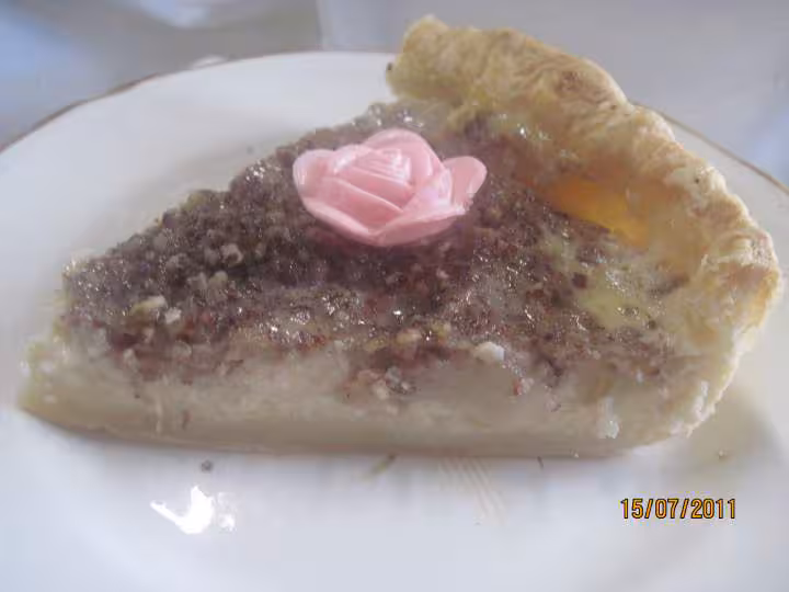 Tarte aux poires a la creme de noix de pecan