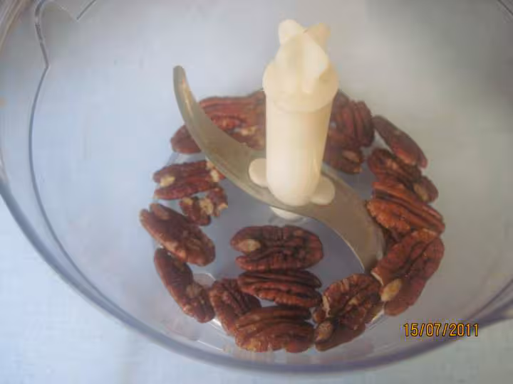 Tarte aux poires a la creme de noix de pecan