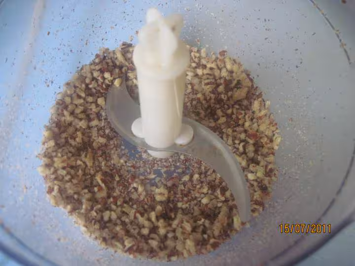 Tarte aux poires a la creme de noix de pecan