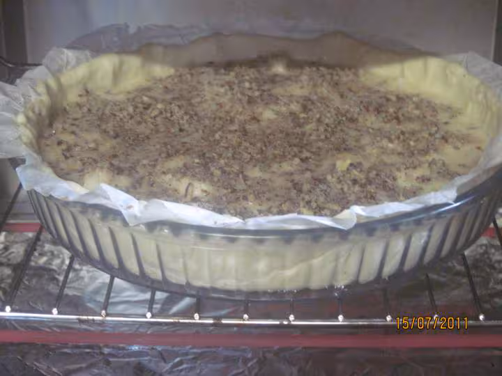 Tarte aux poires a la creme de noix de pecan