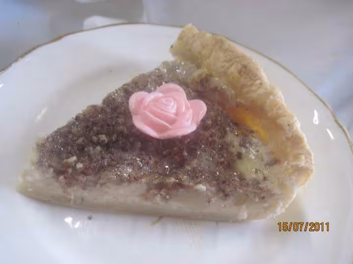 Tarte aux poires a la creme de noix de pecan