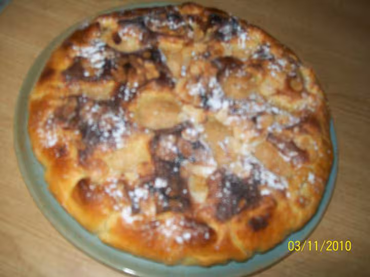 Tarte aux poires creme d amandes