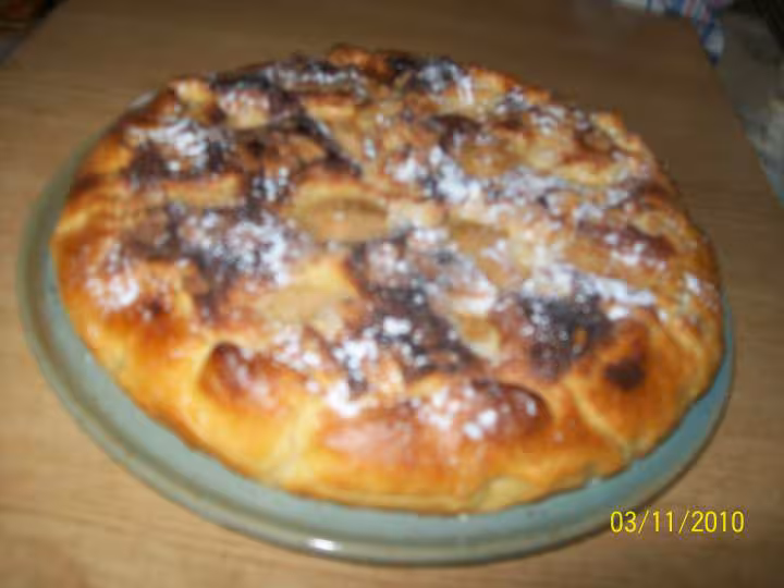 Tarte aux poires creme d amandes
