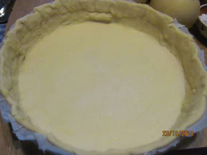 Tarte aux poires de nashi de chine