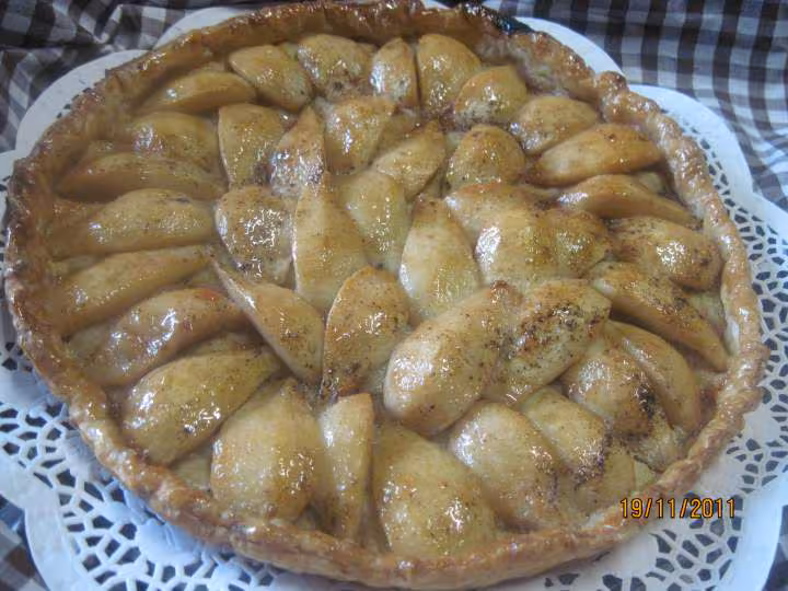Tarte aux poires nature