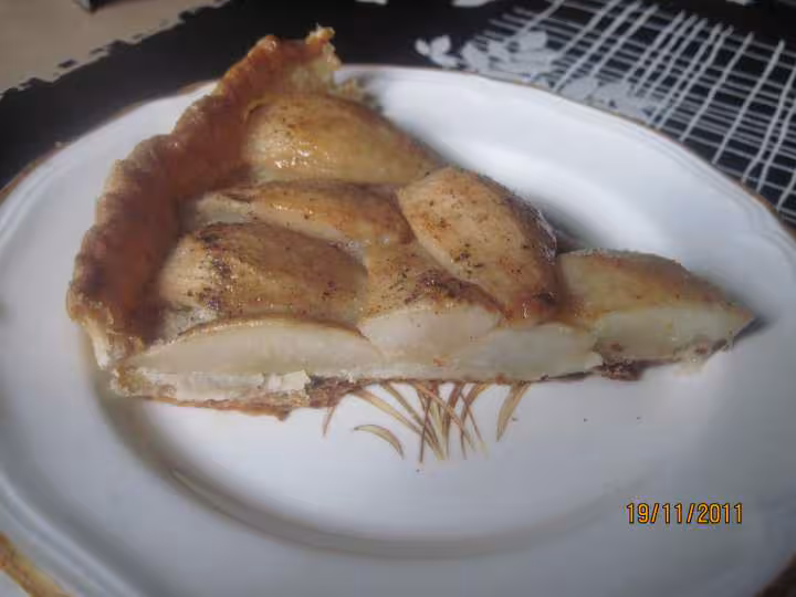 Tarte aux poires nature