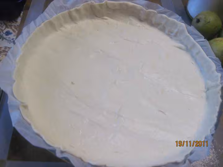 Tarte aux poires nature