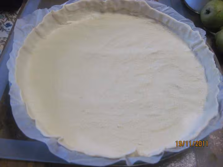 Tarte aux poires nature