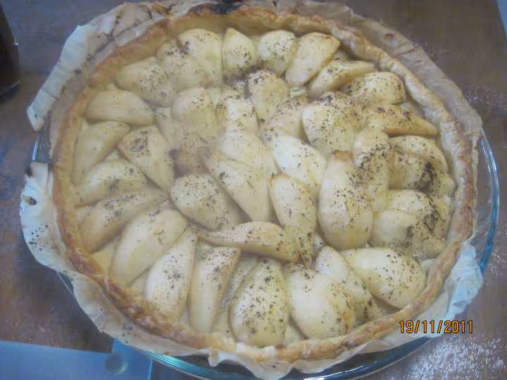 Tarte aux poires nature