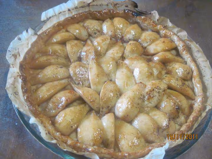 Tarte aux poires nature