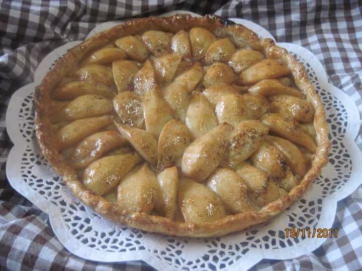 Tarte aux poires nature