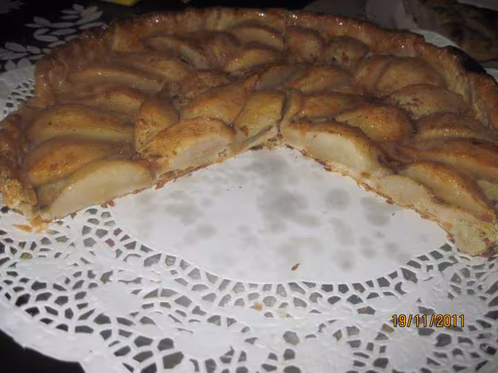 Tarte aux poires nature