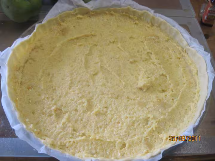 Tarte aux pommes a la frangipane