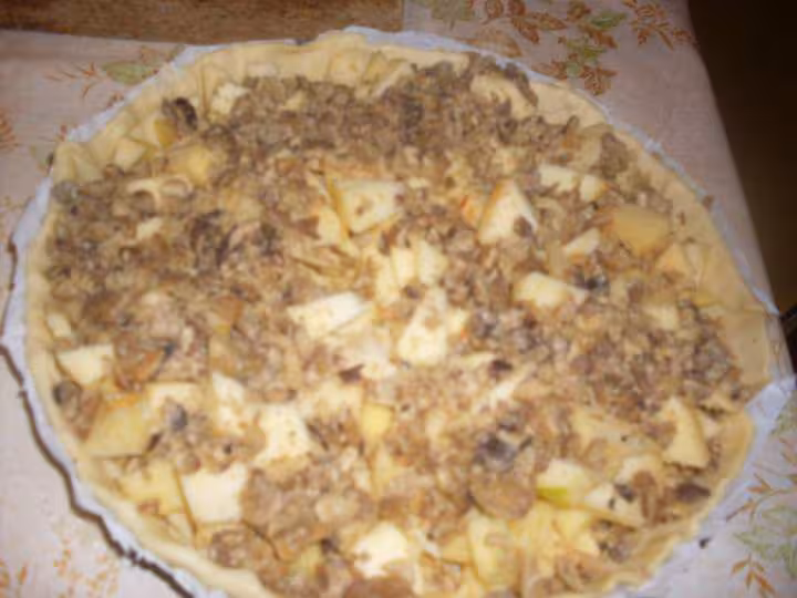Tarte aux pommes amp au chataignes