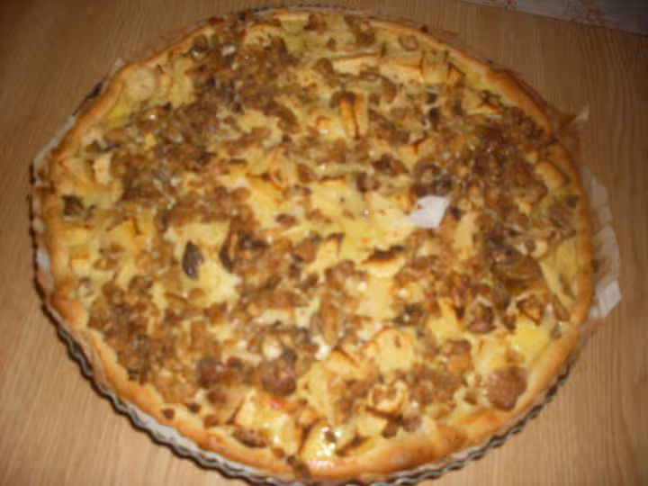Tarte aux pommes amp au chataignes