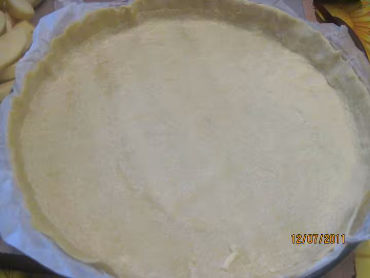 Tarte aux pommes aux raisins
