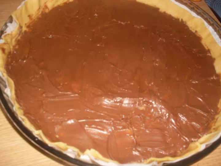 Tarte aux pommes chocolat creme fraiche a la poudre d amandes