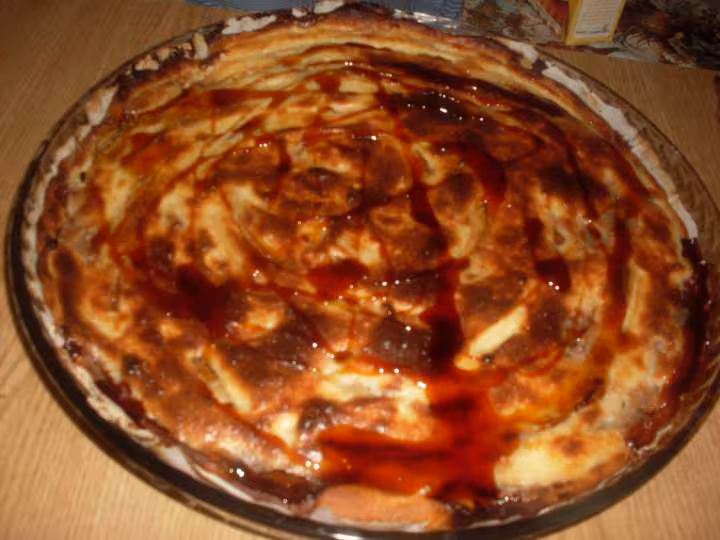 Tarte aux pommes chocolat creme fraiche a la poudre d amandes