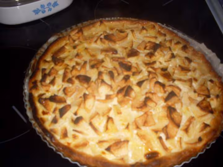 Tarte aux pommes coings
