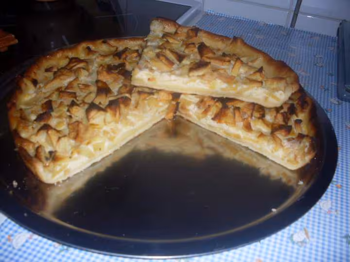 Tarte aux pommes coings