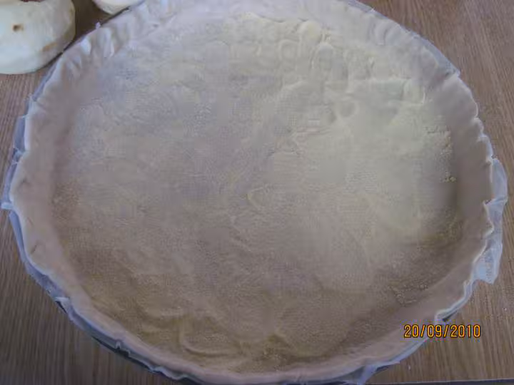 Tarte aux pommes et de noisettes