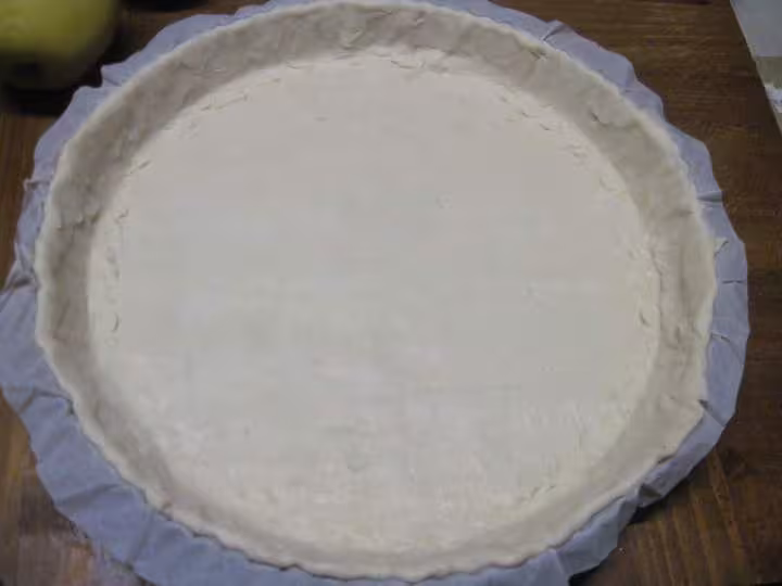 Tarte aux pommes natures