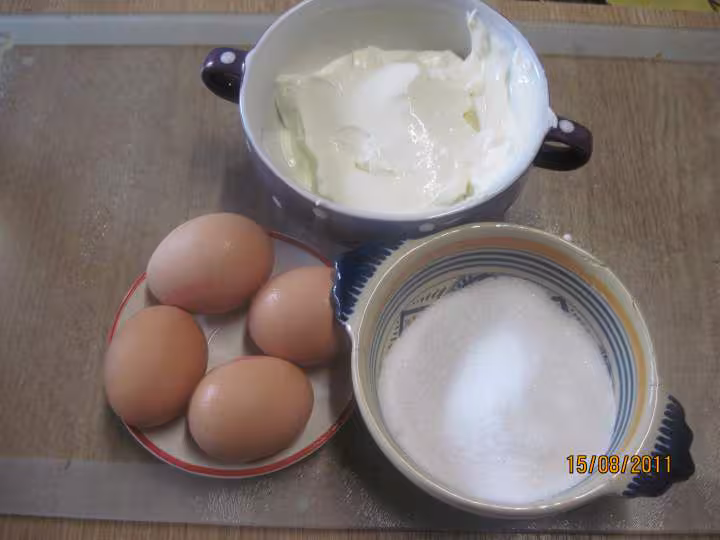 Tarte aux quetsches a la creme vanille