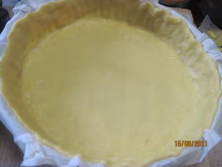 Tarte aux quetsches a la creme vanille