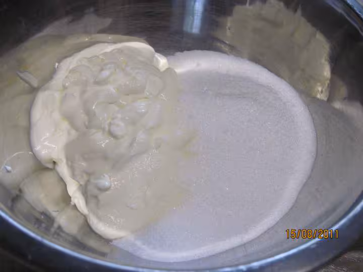 Tarte aux quetsches a la creme vanille