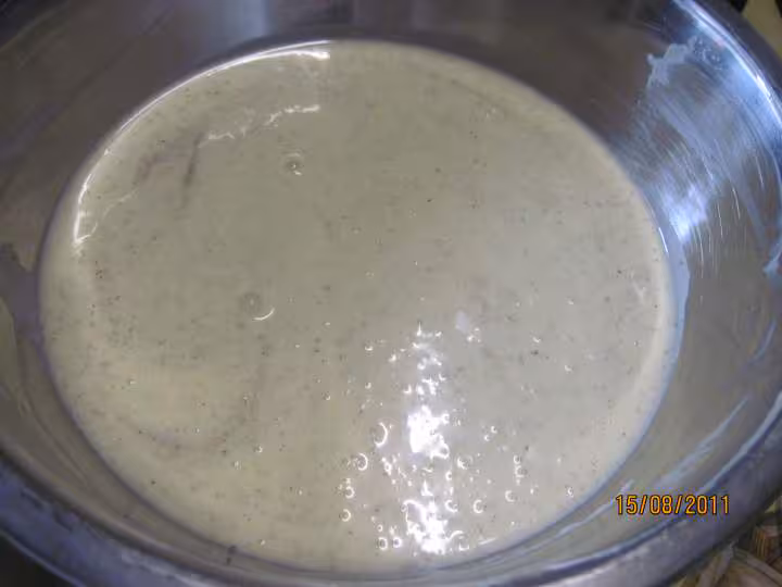 Tarte aux quetsches a la creme vanille