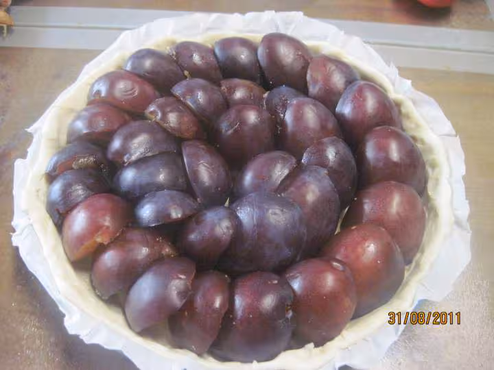 Tarte aux quetsches nature